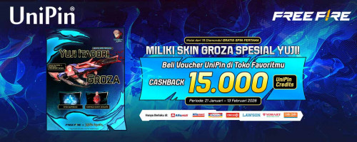 Gratis Spin Pertama? Skin Groza Yuji Itadori Bisa Kamu Dapetin Mulai 19 Diamonds!